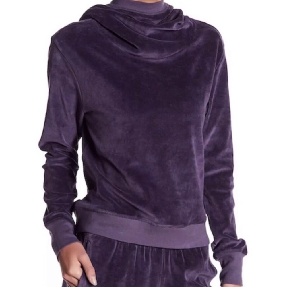 Zella Velvet Purple Pullover Hoodie